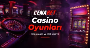 Cenabet Casino Oyunları, Canlı Masa ve Slot Seçimi